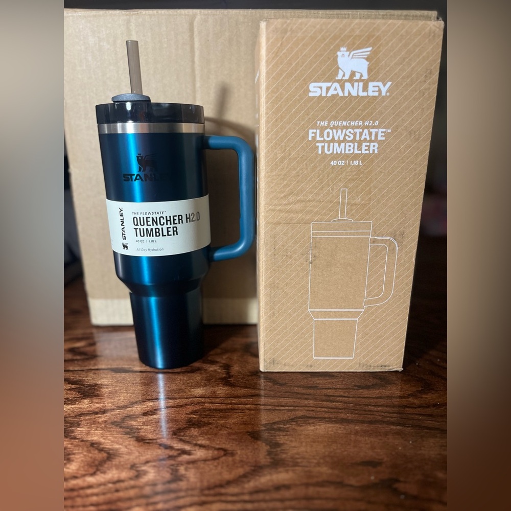 BRAND NEW with BOX Stanley Balsam Glow Limited Edition 40oz Quencher Tumbler